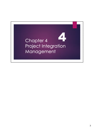 Pmbok 04 project integration management | PDF