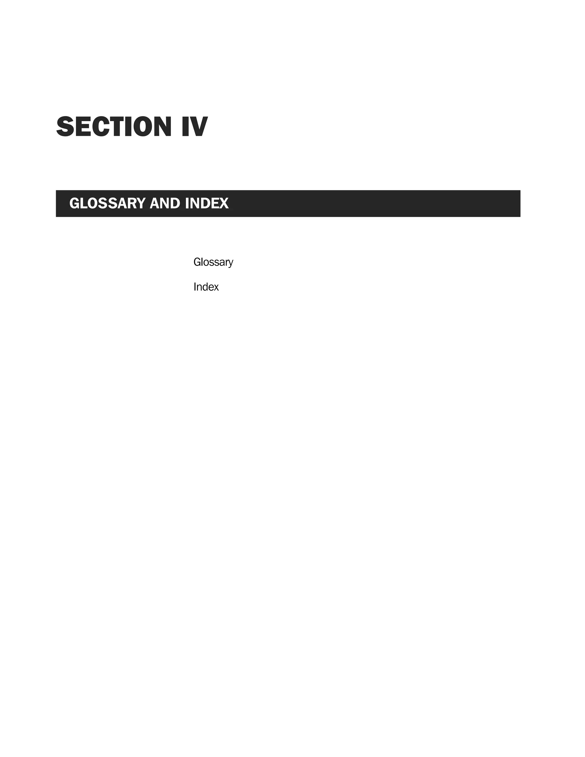 SECTION IV
GLOSSARY AND INDEX
Glossary
Index
A Guide to the
Project
Management
Body of
Knowledge
❍ NAVIGATION LINKS
❍ ACROYMNS LIST
SAMPLE
A Guide to the
Project
Management
Body of
Knowledge
❍ ACRONYMS LIST
❍ ACROYMNS LIST
SAMPLE
 