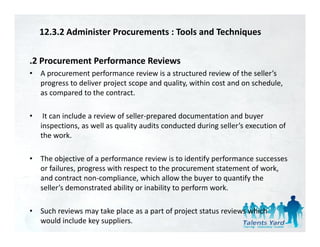 Pmbok 4th edition chapter 12 - Project Procurement Management | PDF