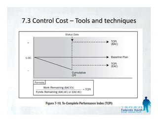 7.3 Control Cost  Tools and techniques 
7.3 Control Cost – Tools and techniques




                                          79
 