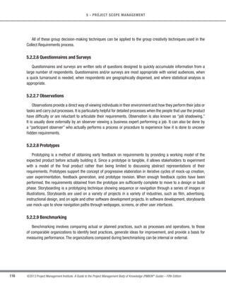 99
©2013 Project Management Institute. A Guide to the Project Management Body of Knowledge (PMBOK®
Guide) – Fifth Edition
4 - PROJECT INTEGRATION MANAGEMENT
4
s Consultants,
s Stakeholders, including customers or sponsors,
s Professional and technical associations,
s Industry groups,
s Subject matter experts (SMEs), and
s Project management office (PMO).
4.5.2.2 Meetings
In this case, these meetings are usually referred to as change control meetings. When needed for the project, a
change control board (CCB) is responsible for meeting and reviewing the change requests and approving, rejecting,
or other disposition of those changes.The CCB may also review configuration management activities.The roles and
responsibilities of these boards are clearly defined and agreed upon by appropriate stakeholders and documented
in the change management plan. CCB decisions are documented and communicated to the stakeholders for
information and follow-up actions.
4.5.2.3 Change Control Tools
In order to facilitate configuration and change management, manual or automated tools may be used. Tool
selection should be based on the needs of the project stakeholders including organizational and environmental
considerations and/or constraints.
Tools are used to manage the change requests and the resulting decisions. Additional considerations should
be made for communication to assist the CCB members in their duties as well as distribute the decisions to the
appropriate stakeholders.
4.5.3 Perform Integrated Change Control: Outputs
4.5.3.1 Approved Change Requests
Change requests are processed according to the change control system by the project manager, CCB, or by an
assigned team member. Approved change requests will be implemented through the Direct and Manage Project
Work process. The disposition of all change requests, approved or not, will be updated in the change log as part of
updates to the project documents.
 