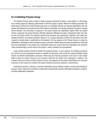 297
©2013 Project Management Institute. A Guide to the Project Management Body of Knowledge (PMBOK®
Guide) – Fifth Edition
10 - PROJECT COMMUNICATIONS MANAGEMENT
10
The communications management plan can also include guidelines and templates for project status meetings,
project team meetings, e-meetings, and e-mail messages. The use of a project website and project management
software can also be included if these are to be used in the project.
10.1.3.2 Project Documents Updates
Project documents that may be updated include, but are not limited to:
s Project schedule, and
s Stakeholder register.
10.2 Manage Communications
Manage Communications is the process of creating, collecting, distributing, storing, retrieving, and the ultimate
disposition of project information in accordance to the communications management plan. The key benefit of this
process is that it enables an efficient and effective communications flow between project stakeholders.The inputs,
tools and techniques, and outputs of this process are depicted in Figure 10-5. Figure 10-6 depicts the data flow
diagram of the Manage Communications process.
Inputs Tools  Techniques Outputs
.1 Communications
management plan
.2 Work performance
reports
.3 Enterprise environmental
factors
.4 Organizational process
assets
.1 Communication
technology
.2 Communication models
.3 Communication methods
.4 Information management
systems
.5 Performance reporting
.1 Project communications
.3 Project management plan
updates
.2 Project documents
updates
.4 Organizational process
assets updates
Figure 10-5. Manage Communications: Inputs, Tools  Techniques, and Outputs
 