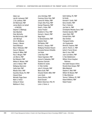 364 ©2013 Project Management Institute. A Guide to the Project Management Body of Knowledge (PMBOK®
Guide) – Fifth Edition
12 - PROJECT PROCUREMENT MANAGEMENT
○ Cost Plus Fixed Fee Contracts (CPFF). The seller is reimbursed for all allowable costs for
performing the contract work, and receives a fixed-fee payment calculated as a percentage of
the initial estimated project costs. A fee is paid only for completed work and does not change
due to seller performance. Fee amounts do not change unless the project scope changes.
○ Cost Plus Incentive Fee Contracts (CPIF). The seller is reimbursed for all allowable costs for
performing the contract work and receives a predetermined incentive fee based upon achieving
certain performance objectives as set forth in the contract. In CPIF contracts, if the final costs
are less or greater than the original estimated costs, then both the buyer and seller share costs
from the departures based upon a prenegotiated cost-sharing formula, for example, an 80/20
split over/under target costs based on the actual performance of the seller.
○ Cost Plus Award Fee Contracts (CPAF). The seller is reimbursed for all legitimate costs, but
the majority of the fee is earned only based on the satisfaction of certain broad subjective
performance criteria defined and incorporated into the contract. The determination of fee is
based solely on the subjective determination of seller performance by the buyer, and is generally
not subject to appeals.
t Time and Material Contracts (TM). Time and material contracts are a hybrid type of contractual
arrangement that contain aspects of both cost-reimbursable and fixed-price contracts. They are often
used for staff augmentation, acquisition of experts, and any outside support when a precise statement
of work cannot be quickly prescribed. These types of contracts resemble cost-reimbursable contracts in
that they can be left open ended and may be subject to a cost increase for the buyer. The full value of
the agreement and the exact quantity of items to be delivered may not be defined by the buyer at the
time of the contract award. Thus, TM contracts can increase in contract value as if they were cost-
reimbursable contracts. Many organizations require not-to-exceed values and time limits placed in all
TM contracts to prevent unlimited cost growth. Conversely, TM contracts can also resemble fixed
unit price arrangements when certain parameters are specified in the contract. Unit labor or material
rates can be preset by the buyer and seller, including seller profit, when both parties agree on the values
for specific resource categories, such as senior engineers at specified rates per hour, or categories of
materials at specified rates per unit.
 