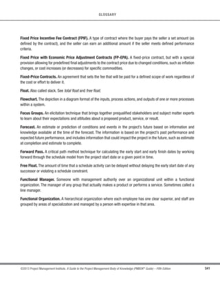 4.4
Monitor and
Control Project
Work
4.5
Perform
Integrated
Change Control
4.5
Perform
Integrated
Change Control
4.2
Develop Project
Management
Plan
4.3
Direct and
Manage Project
Work
Enterprise/
Organization
Project
Documents
Figure 12-7. Control Procurements Data Flow Diagram
Both the buyer and the seller will administer the procurement contract for similar purposes. Each are required
to ensure that both parties meet their contractual obligations and that their own legal rights are protected.The legal
nature of the contractual relationship makes it imperative that the project management team is aware of the legal
implications of actions taken when controlling any procurement. On larger projects with multiple providers, a key
aspect of contract administration is managing interfaces among the various providers.
Due to varying organizational structures, many organizations treat contract administration as an administrative
function separate from the project organization. While a procurement administrator may be on the project team,
this individual typically reports to a supervisor from a different department. This is usually true if the performing
organization is also the seller of the project to an external customer.
 