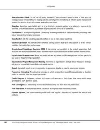 387
©2013 Project Management Institute. A Guide to the Project Management Body of Knowledge (PMBOK®
Guide) – Fifth Edition
12 - PROJECT PROCUREMENT MANAGEMENT
12
Project Procurement Management
12.4
Close
Procurements
12.1
Plan
Procurement
Management
Organizational




 


 
	

  