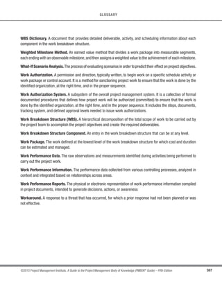 401
©2013 Project Management Institute. A Guide to the Project Management Body of Knowledge (PMBOK®
Guide) – Fifth Edition
13 - PROJECT STAKEHOLDER MANAGEMENT
13
13.2.1.3 Enterprise Environmental Factors
Described in Section 2.1.5. All enterprise environmental factors are used as inputs to this process, because
the management of stakeholders should be adapted to the project environment. Of these, organizational culture,
structure, and political climate are of particular importance, because they help in determining the best options to
support a better adaptive process for managing stakeholders.
13.2.1.4 Organizational Process Assets
Described in Section 2.1.4. All organizational process assets are used as inputs for the Plan Stakeholder
Management process. Of these, lessons learned database and historical information are of particular importance,
because they provide insights on previous stakeholder management plans and their effectiveness. These can be
used to plan the stakeholder management activities for the current project.
13.2.2 Plan Stakeholder Management: Tools and Techniques
13.2.2.1 Expert Judgment
Based on the project objectives, the project manager should apply expert judgment to decide upon the level of
engagement required at each stage of the project from each stakeholder. For example, at the beginning of a project,
it may be necessary for senior stakeholders to be highly engaged in order to clear away any obstacles to success.
Once these have been successfully removed, it may be sufficient for senior stakeholders to change their level of
engagement from leading to supportive, and other stakeholders, such as end users, may become more important.
In order to create the stakeholder management plan, judgment and expertise should be sought from groups
or individuals with specialized training or subject matter expertise or insight into the relationships within the
organization, such as:
s Senior management;
s Project team members;
s Other units or individuals within the organization;
s Identified key stakeholders;
 