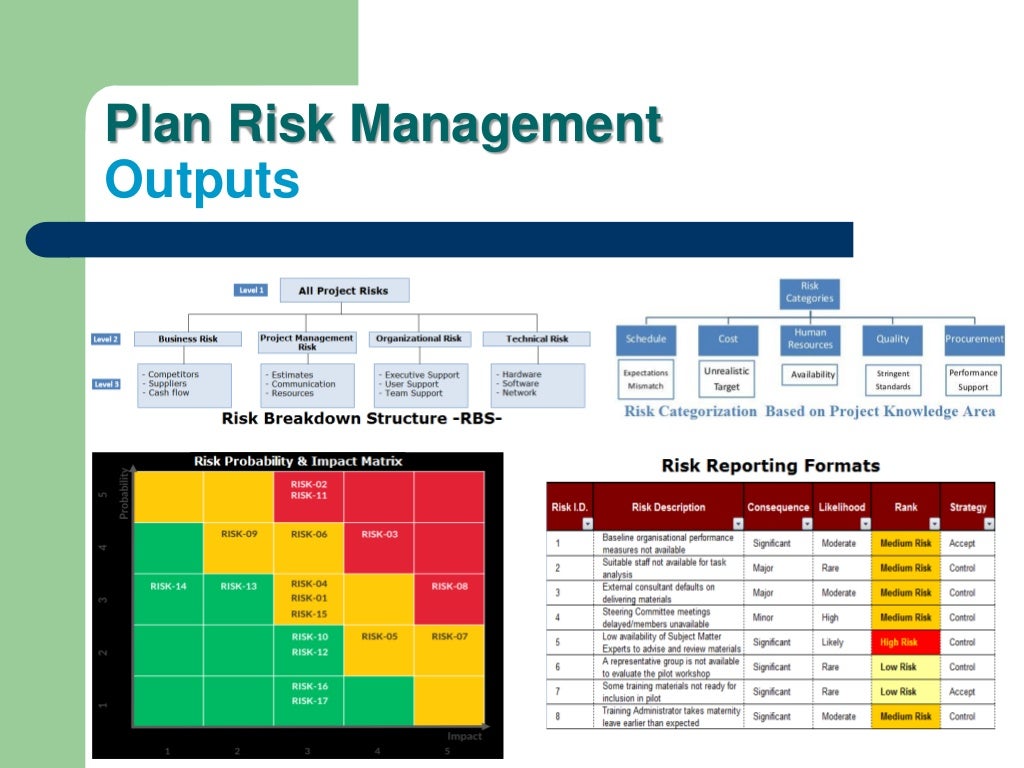 PMBOK Risk Matrix