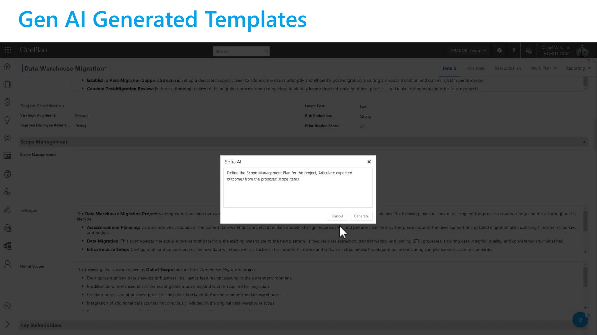 Gen AI Generated Templates
 