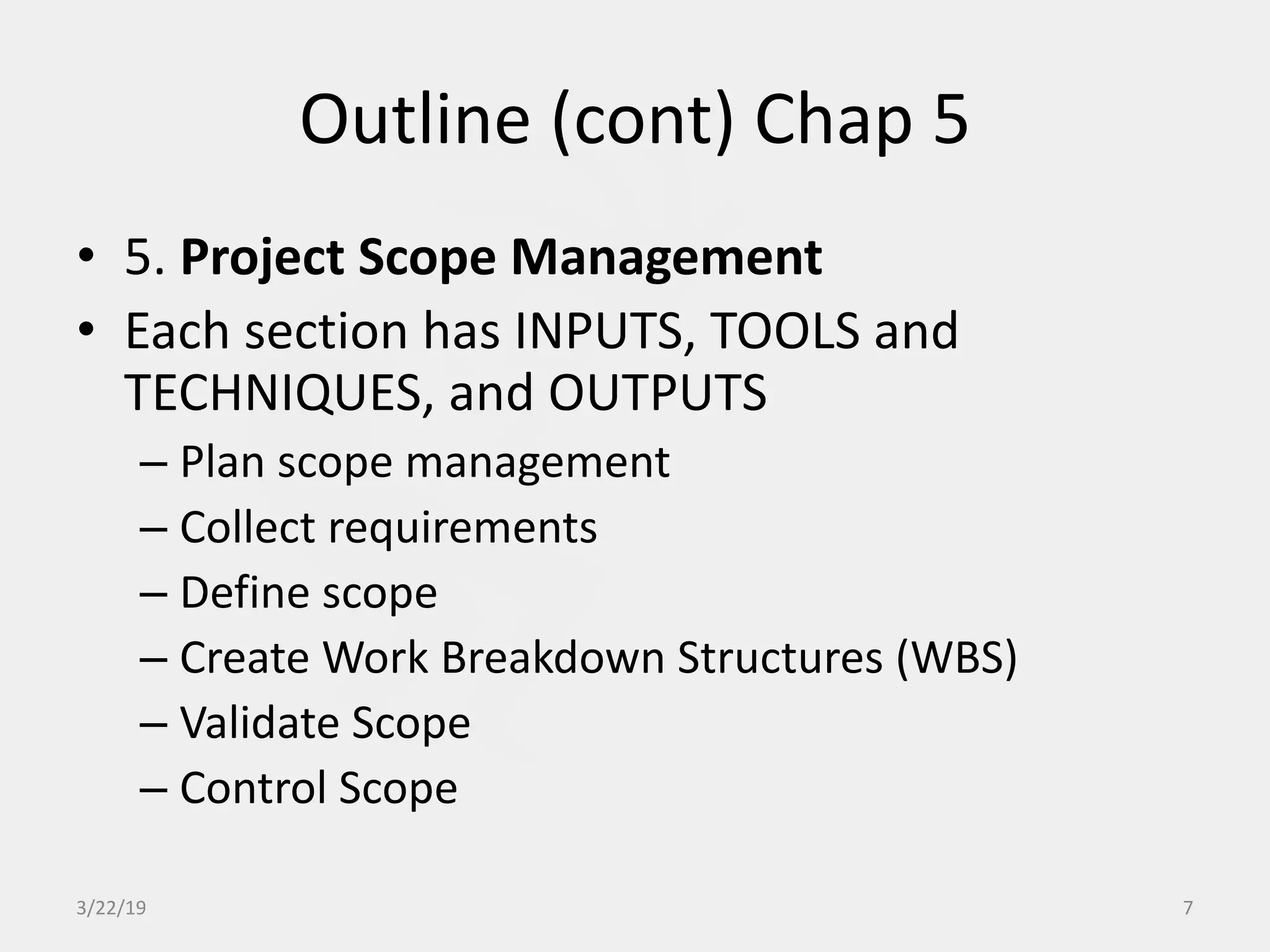 Project Management Body of Knowledge. Chapters 1-3 | PDF