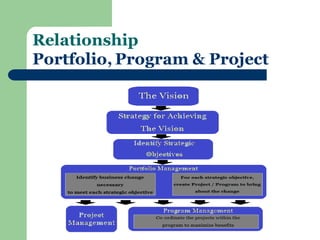 Relationship Portfolio, Program & Project  