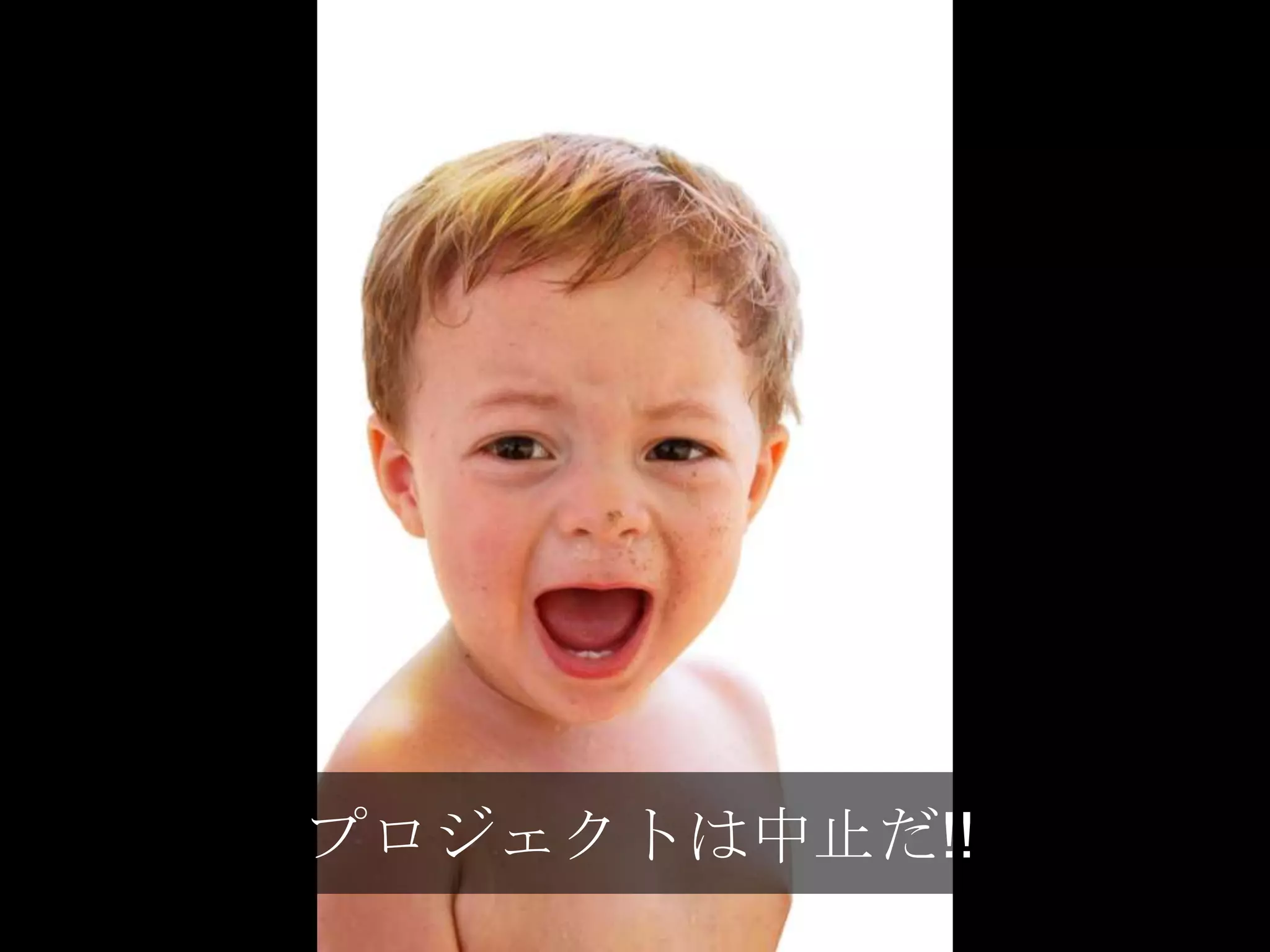 プロジェクトは中止だ!!