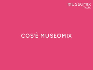 COS’È MUSEOMIX
 