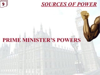 9999 SOURCES OF POWER
PRIME MINISTER’S POWERS
 