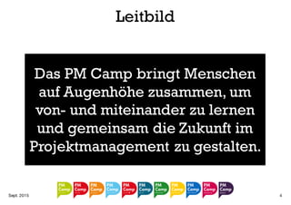 Mission
Jan. 2016 4
Augen-
höhe
Lernen Zukunft
Gastgeber für
gute Gespräche
 