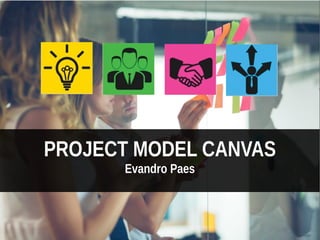 PROJECT MODEL CANVAS
Evandro Paes
 