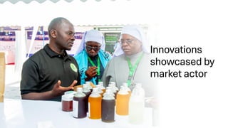Innovations
showcased by
market actor
 