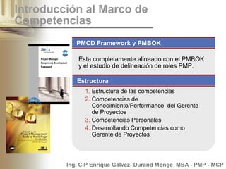Project Management Competency Development Framework (PMCD) | PPT