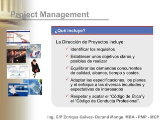 Project Management Competency Development Framework (PMCD) | PPT