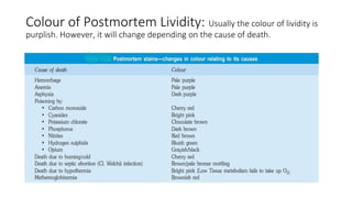 Post Mortem changes presentation by Khan | PPT