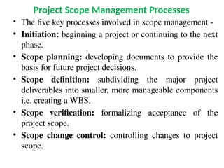 Create Scope Definition Project Management Chapter -2 (Imat).pptx