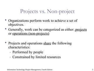 Information Technology Project Management, Fourth Edition | PPT