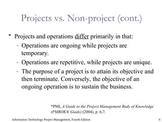 Information Technology Project Management, Fourth Edition | PPT
