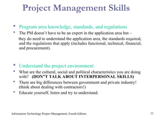 Information Technology Project Management, Fourth Edition | PPT