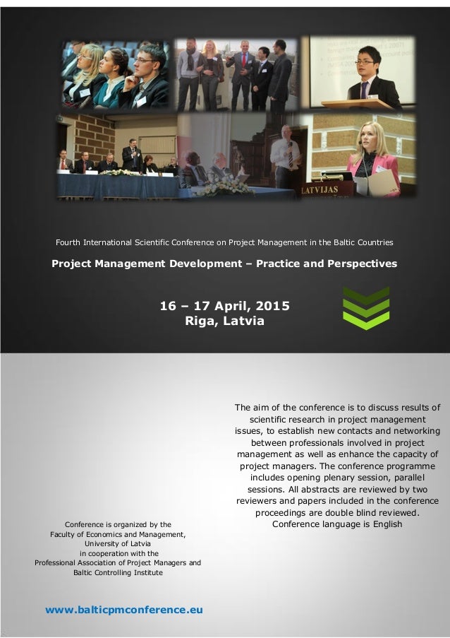 Project management conference call for papers
