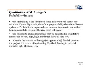 Pm deep dive risk management | PDF