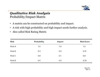 Pm deep dive risk management | PDF