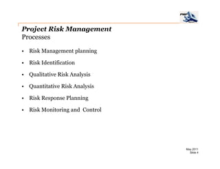 Pm deep dive risk management | PDF