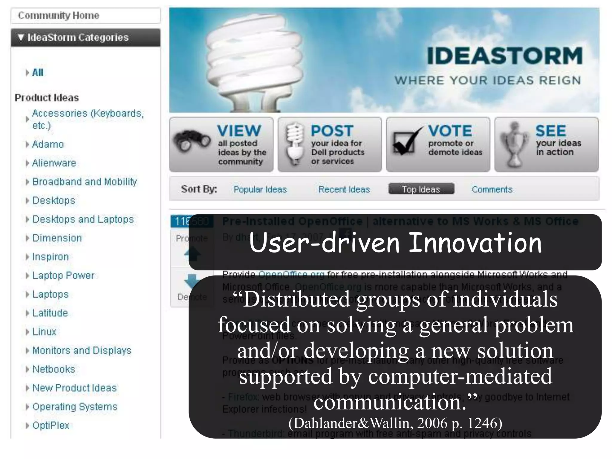 Open ModelOrganizations leverage both internal and external resources for value creation; strategically interact with its environment