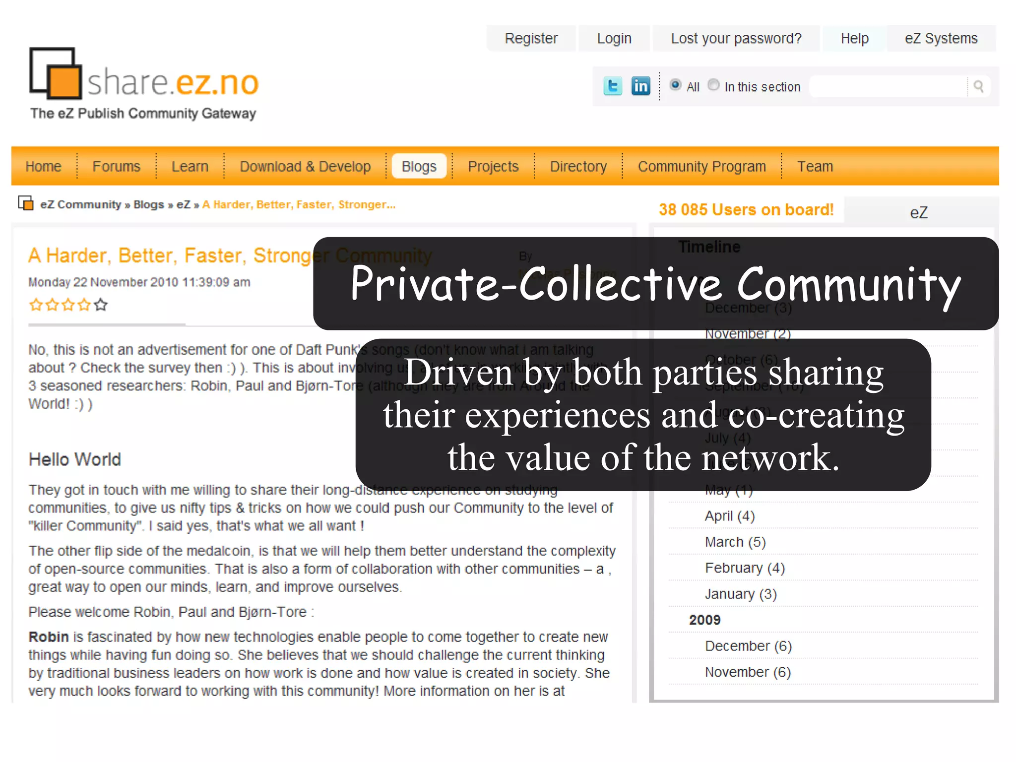 Co-created ModelOrganizations encourages the flow of knowledge between internal and external resources; focuses on a common good where both parties benefit