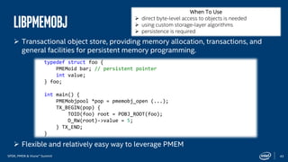 Persistent Memory Development Kit (PMDK) Essentials: Part 2 | PDF