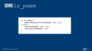 Persistent Memory Development Kit (PMDK) Essentials: Part 2 | PDF