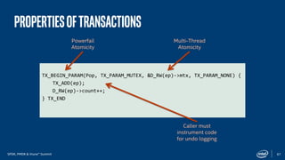 Persistent Memory Development Kit (PMDK) Essentials: Part 2 | PDF