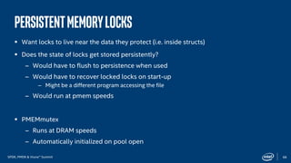 Persistent Memory Development Kit (PMDK) Essentials: Part 2 | PDF