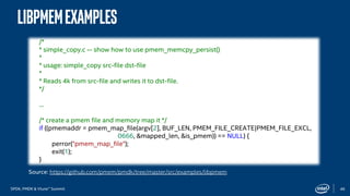 Persistent Memory Development Kit (PMDK) Essentials: Part 1 | PDF