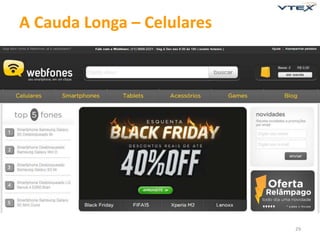 29 
A Cauda Longa – Celulares 
 