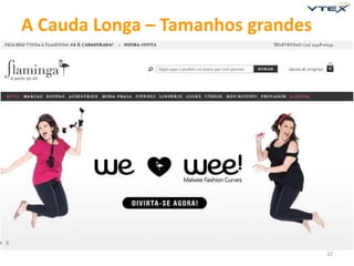 32 
A Cauda Longa – Tamanhos grandes 
 