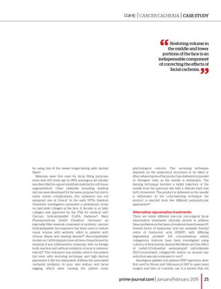 Treating the facial wasting of cancer related cachexia | PDF