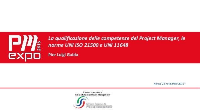 UNI 11648 - Pier Luigi Guida - Qualifica Competenze