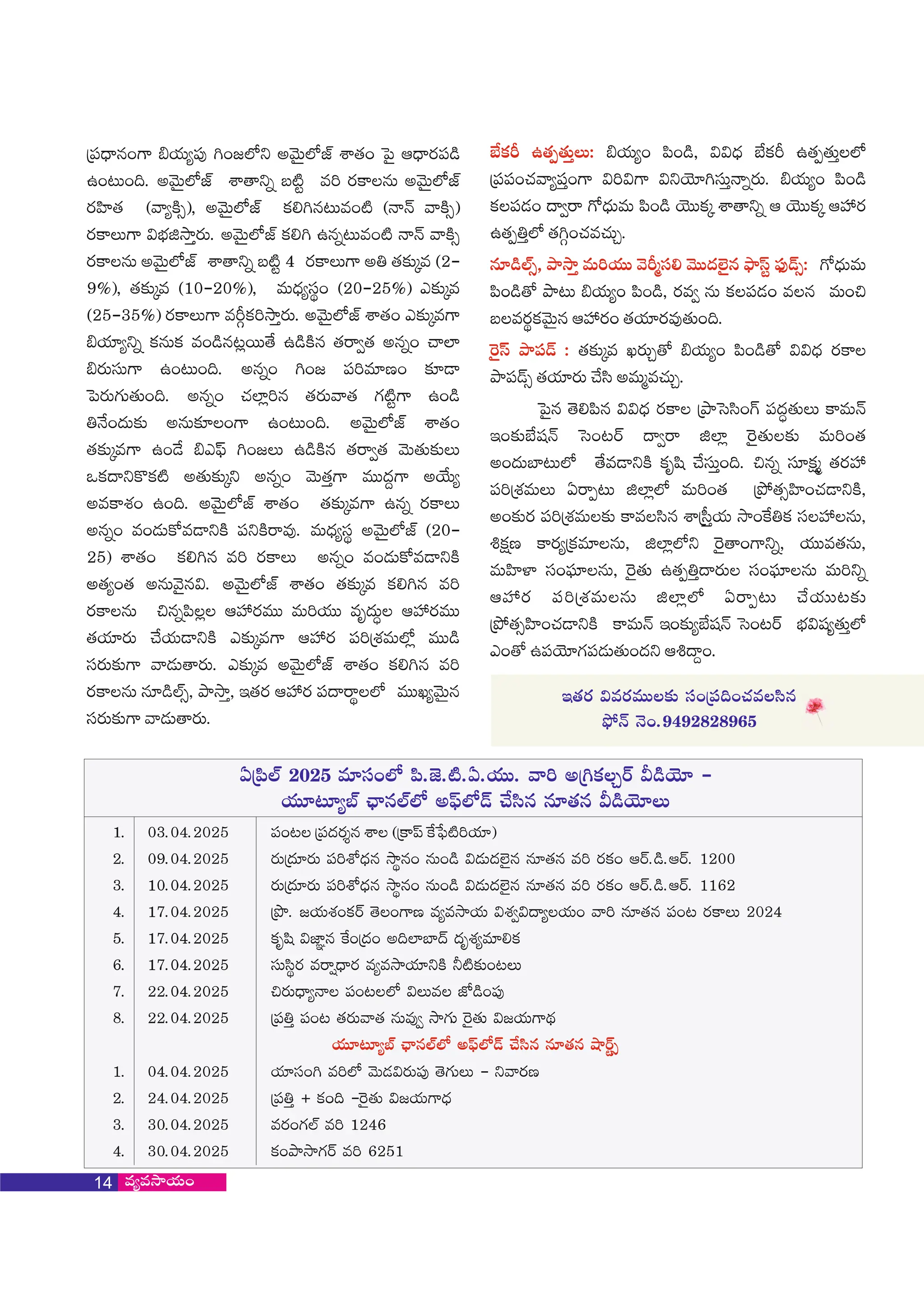 MOFPI PMFME rice Processing in Telangana