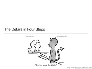 The Details in Four Steps
image credit: http://www.andertoons.com/
 