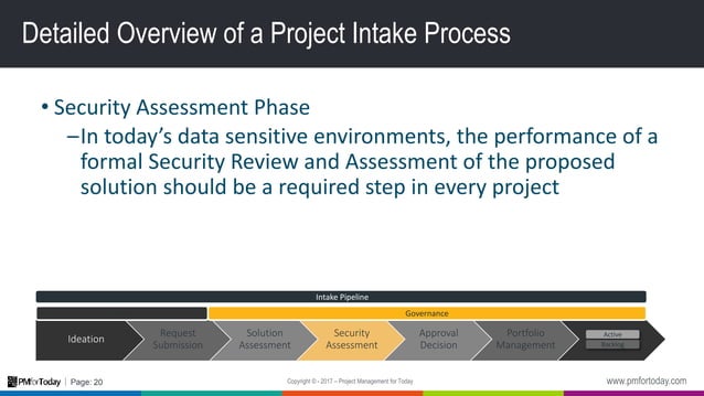 How To Use a Structured Project Intake Process to Improve your Project ...