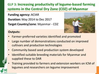 Asia Regional Planning Meeting-Current Project Portfolio and Outputs for Grain Legumes by Dr Pooran M Gaur