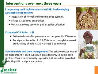 Asia Regional Program Planning Meeting- Achieving self sufficiency in pulse production in India by Dr Pooran M Gaur