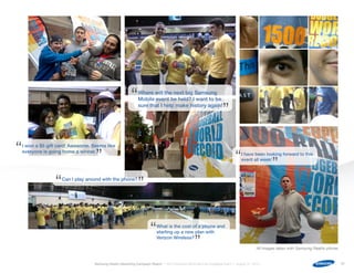 Samsung Rnpl Samsung: Reality Non-Traditional Marketing Campaign (Campaign Strategy ...