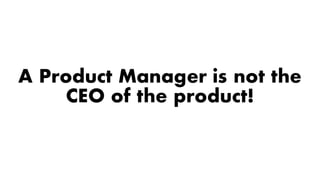 Product Management Guide - A Work In Progress