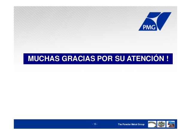 pmg asturias powder metal sau 15 638